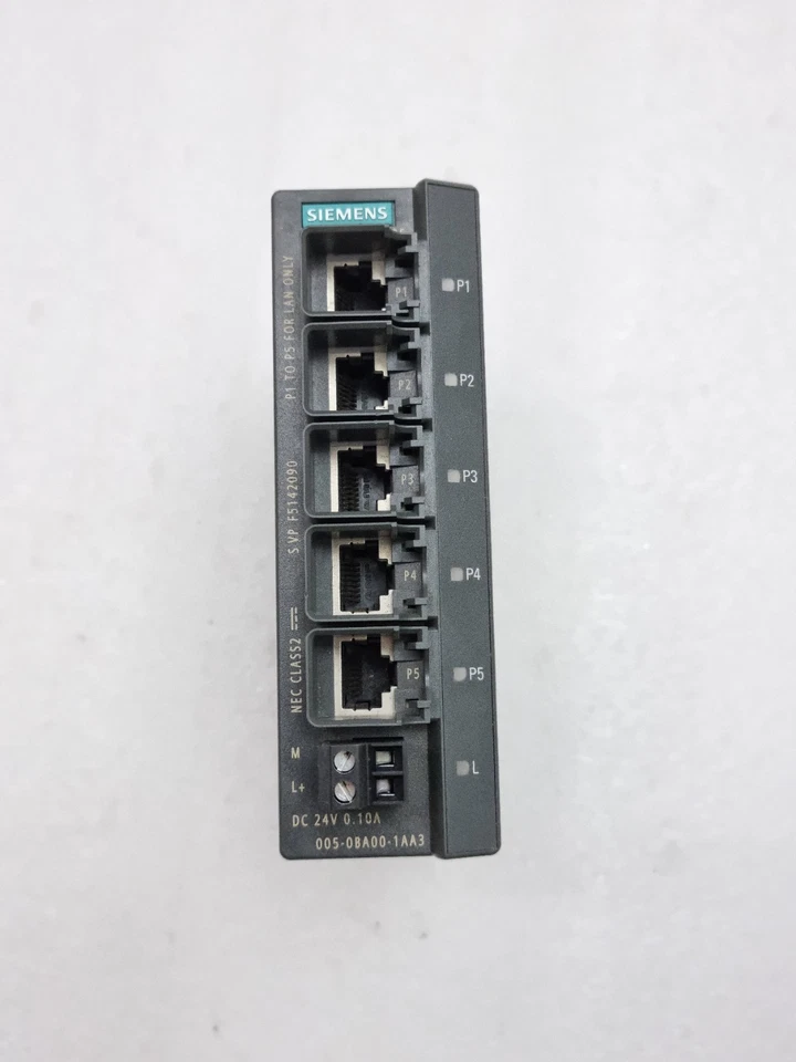 Siemens 6GK5005-0BA00-1AA3 SCALANCE X005 SimaticNet Industrial Ethernet Switch